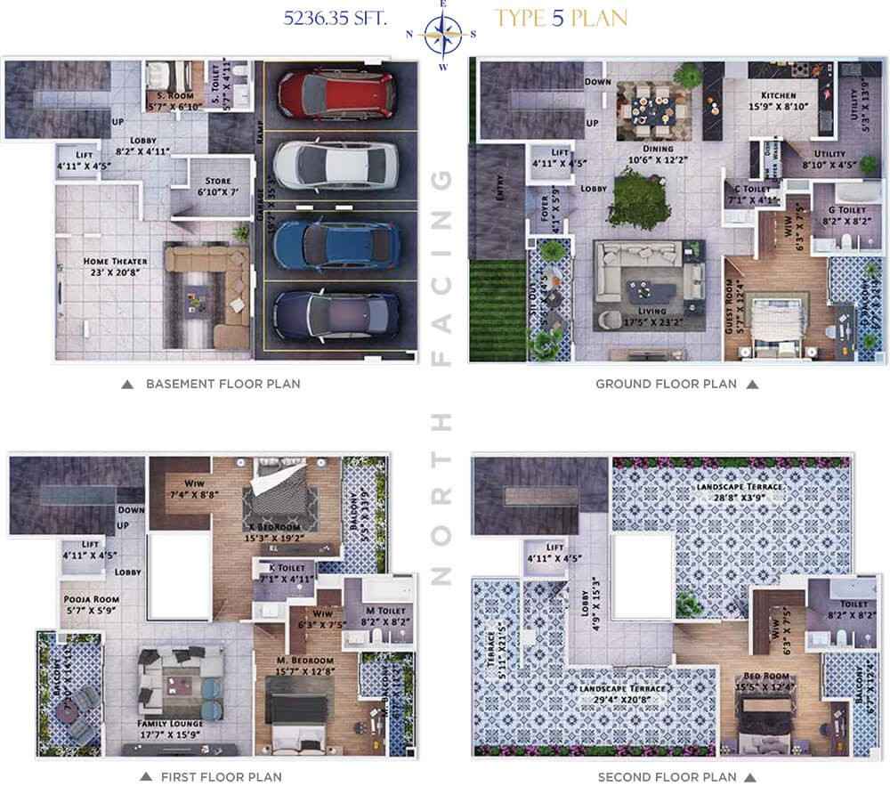 Sattva Springs floor plan 3