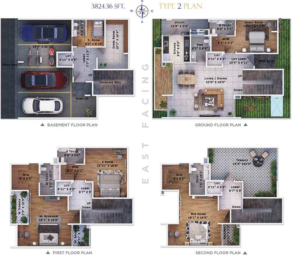 Sattva Springs floor plan 4